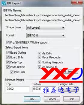 圖 6:可以在 PCB 設(shè)計(jì)工具(此示例為 PADS)中設(shè)置參數(shù) 圖 6:可以在 PCB 設(shè)計(jì)工具(此示例為 PADS)中設(shè)置參數(shù)